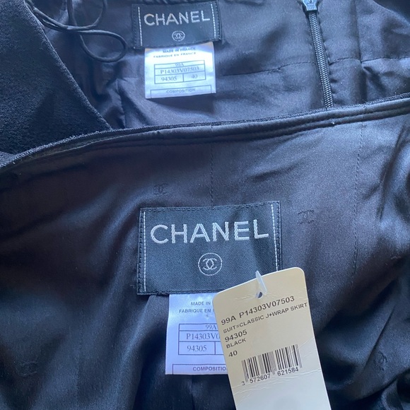 NWT $3195 Chanel 💯% authentic wool/silk 2 pc suit - Picture 11 of 16